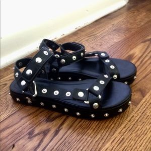 Forever 21 studded platform sandal